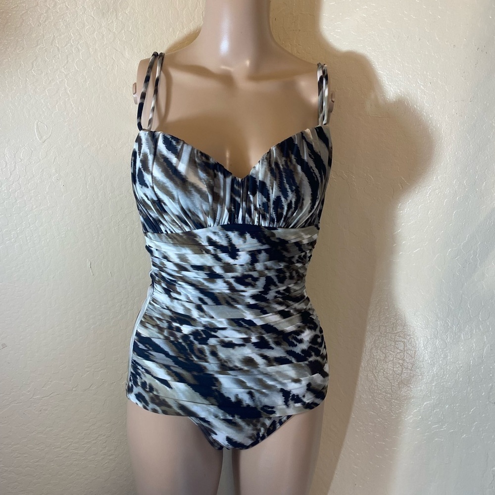Magicsuit Black and White One Piece Swimsuit - Picture 2 of 7